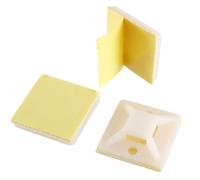 150pz Fascetta autoadesiva filo supporti i sostegno di base 25mm x 25mm