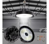 150W 170LM/W Faretto LED UFO, Lampada Officina LED 5000K Bianco Freddo, 90° Angolo del Fascio Lampada Garage, Highbay light Impermeabile IP65 per Magazzino/Campi Sportivi/Cantina/Palestra