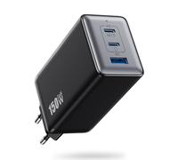 150W Caricatore USB C, 3 Porte GaN IV Tech Compatto Caricabatterie 100W PD PPS QC Ricarica Rapido Alimentatore USB C Presa Compatibile con MacBook Pro/Air, iPhone 16/15, Galaxy S24 Ultra, Pixel