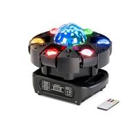 150W LED RGBW Beam Luce di palcoscenico con telecomando, illuminazione da sera DJ a 25 canali giochi di luci per bar, club, discoteca, festa, discoteca