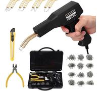 150W Saldatrice per plastica, kit di riparazione paraurti Auto con 800 pezzi cucitrice calda, Saldatore Pistola Riparazione Macchina per auto paraurti/auto ricambi