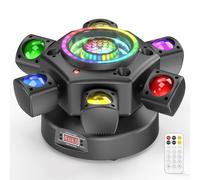 150W Teste Mobili LED da con DMX 512 6 Bracci Luminosi Effetti Luce RGBW Teste Mobili DJ Con Telecomando Perfetta Per Matrimoni Feste,Teatri e DJ