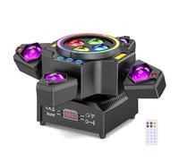 150W Teste Mobili LED RGBW Luci Discoteca con Telecomando RGBW 27CH Luci da Palco Fari per Palco Party Disco Club illuminazione