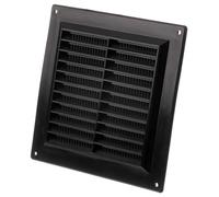150x150mm Nera Griglia di Ventilazione in Plastica - Griglie D'Aerazione