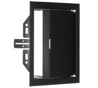 150x150mm Sportello Ispezione in Metallo - Porta di Accesso - Porte Contatori - Acciaio Zincato Antracite