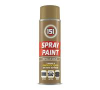 151 oro metallizzato vernice spray multiuso, 250 ml, Metallic Gold, 1 confezione