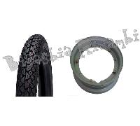 1515 COPERTONE GOMMA + CERCHIO 3 00 10 VESPA 50 SPECIAL R L N 125 ET3 PRIMAVERA