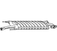 152 CV SILENZIATORE CENTRALE PER TOYOTA RAV 4 III A3 2.0 4WD KW 112 CV 152