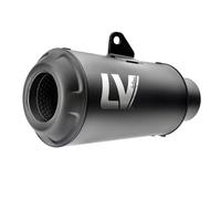 LeoVince LV-10 silenziatore con om. CE Versione acciaio inossidabile o nera