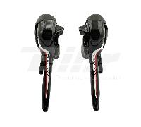 15287 Set di leve freno bici da strada MICROSHIFT Centos 2x10 Black Control Dual