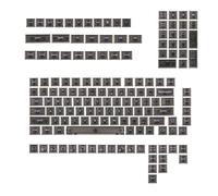 152PCS Clear Black Keycaps Set completo Keycap migliora l'effetto di retroilluminazione per scrittori giocatori digitazione efficiente