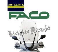 15396 - LASTRA PARABREZZA FACO HONDA 350 SH I DAL 2021 + ALTA DI 10 CM