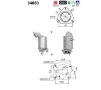 154 KW 209 CV CATALIZZATORE PER Saab 9-3 SW E50 2.0 T Bio Power XWD