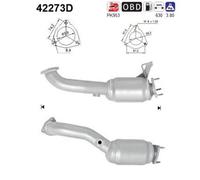 155 KW 211 CV CATALIZZATORE PER Audi A6 Allroad 4FH 3.0 TDI quattro
