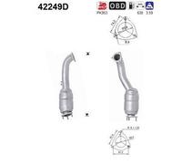 ASA Selection Catalizzatore per Audi A6 4F2 2.7 TDI 132 KW 180 CV