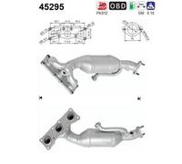 155 KW 211 CV CATALIZZATORE PER BMW 3 Touring E91 325i