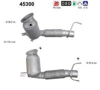 155 KW 211 CV CATALIZZATORE PER Mini Mini F56 Cooper S JCW