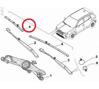 155257863 Tergicristallo anteriore destro Jeep Avenger Originale