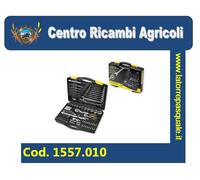 1557.010 VALIGETTA ATTREZZI 88 BUSSOLE CRICCHETTO CHIAVI COMBINATE MUNDIAL