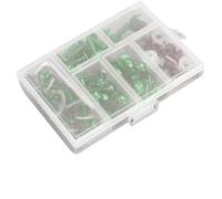 155PCS Carenatura Bulloni Dadi Kit Corpo Fissaggio Pinze Vite Per TMAX MT07 MT09 MT-09 SP MT125 MT25 YZF R1 R15 R25 R3 R6 R125 Acciaio(Green)