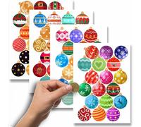 156 Etichette Gratta e Vinci Natalizie Adesivi Palline di Natale per Auguri Idee Regalo Originali buoni sconto omaggi giochi bambini calendario dell’avvento feste sorpresa da grattare caccia al tesoro