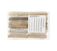 156 valori * 20 pezzi 1/4W 5% kit resistore film di carbonio 1R0 a 10M