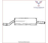 15604 Silenziatore posteriore Sigam per BMW 3 E30 318 316