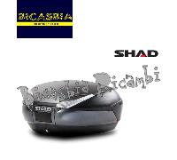 15606 - BAULETTO POSTERIORE SHAD SH48 NERO / ANTRACITE CON PIASTRA 48 LT