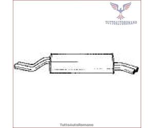 15612 Silenziatore posteriore Sigam per BMW 3 E30 323