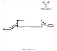 15615 Silenziatore posteriore Sigam per BMW 5 E28 518
