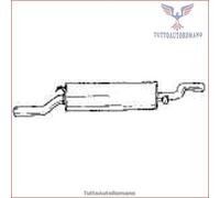 15616 Silenziatore posteriore Sigam per BMW 5 E12 520/6 528 525