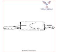 15618 Silenziatore posteriore Sigam per BMW 5 E28 524