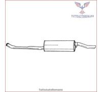 15623 Silenziatore posteriore Sigam per BMW 5 E34 520