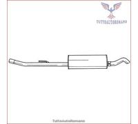 15624 Silenziatore posteriore Sigam per BMW 5 E34 525 524