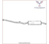 15626 Silenziatore posteriore Sigam per BMW 3 E30 318 316