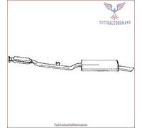 15629 Silenziatore posteriore Sigam per BMW 3 E30 318