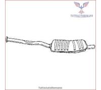 15633 Silenziatore posteriore Sigam per BMW 3 E36 323 320