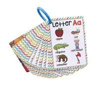 156pcs Letter Flashcards With Pictures Words Phonics Learning Card Per La Scuola Materna In Età Anteriore Delle Carte Apprendimento Delle Lettere Laminate Per L'educazione Della Prima Infanzia