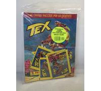 157-ALBUM FIGURINE-TEX L'EROE DEL WEST-PANINI-VUOTO BLISTERATO + BUSTINE E CARD