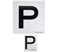 1571 Contrassegno “P” Principiante con Ventose Set di 2 Pezzi Anteriore