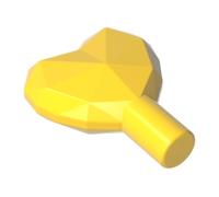 15745 Accessori Roccia-Cuore Gioiello con Asse 50 Pezzi GDS-2017 compatibile con Lego Mattoncini da Costruzione Colore Jaune