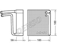 Evaporatore Clima Fiat Panda dal 2003 NUOVO ORIGINALE