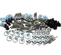 158 Pezzi Universale Race Track Pack Moto Carenatura Telaio Viti Fissaggi Dzus