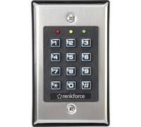 Renkforce 1582597 Serratura con codice Da parete con tastiera illuminata