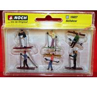 15827 Noch HO Personaggi sciatori scala 1:87 contenuto confez. come da foto