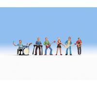 15839 Noch HO gruppo musicale con strumenti scala 1:87