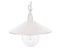 SOVIL ILLUMINAZIONE LAMPADA SOSPENSIONE IN ALLUMINIO PER ESTERNO BIANCO MOD. SPE