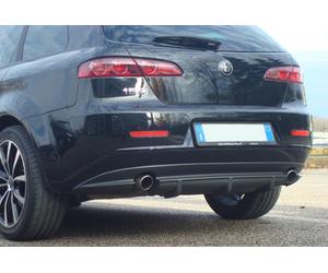 159 2005-> DIffusore posteriore per scarico rotondo destro + sinistro