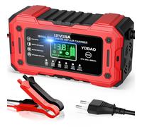 15A Caricabatteria per Auto 12V 15A Caricabatterie Intelligente Completamente