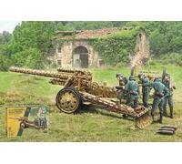 15cm Field Howitzer 10,5cm Field Gun Plastic Kit 1:72 Model ITALERI